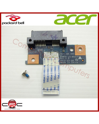 Conector SATA DVD Acer Aspire E1-521 E1-531 E1-571 V3-571 Packard Bell TE11