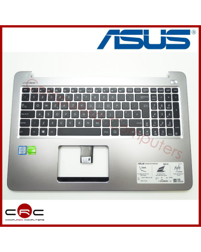 Reposamuñecas & teclado UK Asus K501UQ