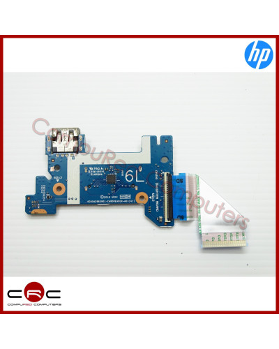 Placa Boton encendido/USB/SD HP 240 G7 245 G7 Pavilion 14-ck 14-cm