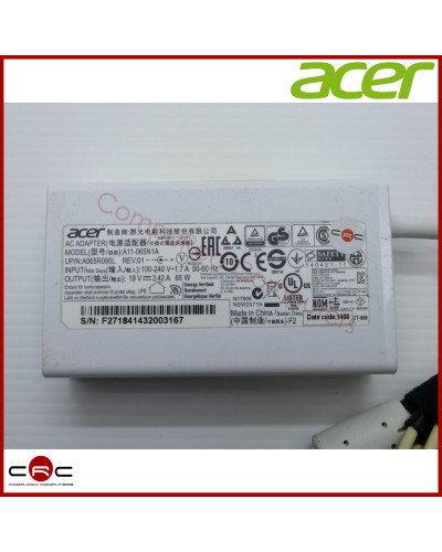 Power supply 65W Original Acer