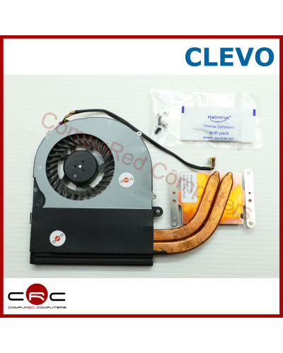 Disipador CPU & Ventilador Clevo N150SD N150RD N170RD (Mountain Onyx)