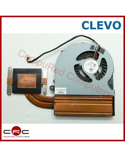 Disipador CPU & Ventilador Clevo N150SD N150RD N170RD (Mountain Onyx)