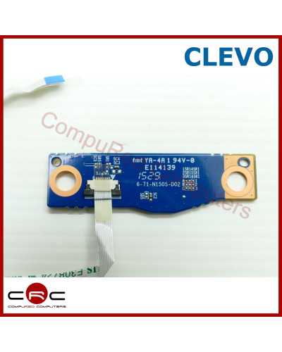 Placa boton encendido Clevo N150SD N150RD (Mountain Onyx)