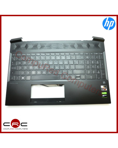 Gehäuse & Tastatur ES HP Pavilion Gaming 15-ec1000 15-ec1010