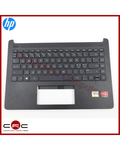 Palmrest schwarz keyboard NO HP Laptop 14s-dq 14s-fq Series