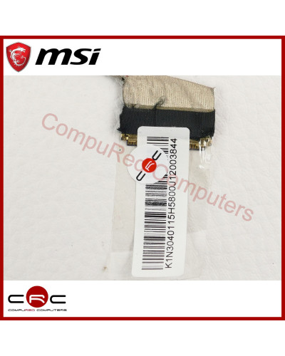 Cable flex video MSI GF75 Thin MS-17F1 MS-17F2 MS-17F3 MS-17F4 MS-17F5 MS-17F6