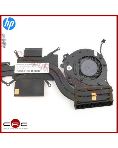 Disipador & ventiladores HP Pavilion Gaming 15-cx 15-cx0001