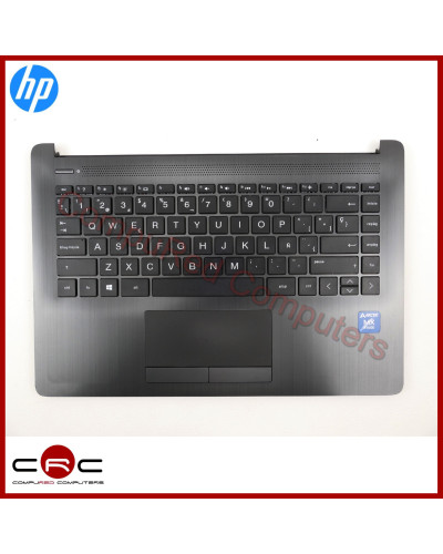 Oberes Gehäuse & Tastatur ES HP Laptop 14-cf 14-dk