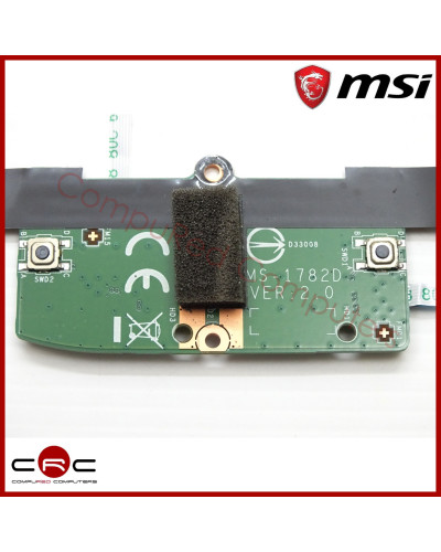 Placa botones touchpad MSI GT72 MS-1782