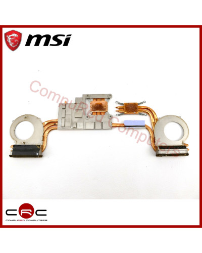 Heatsink & Fan MSI GE62 7RE GE62VR 7RF